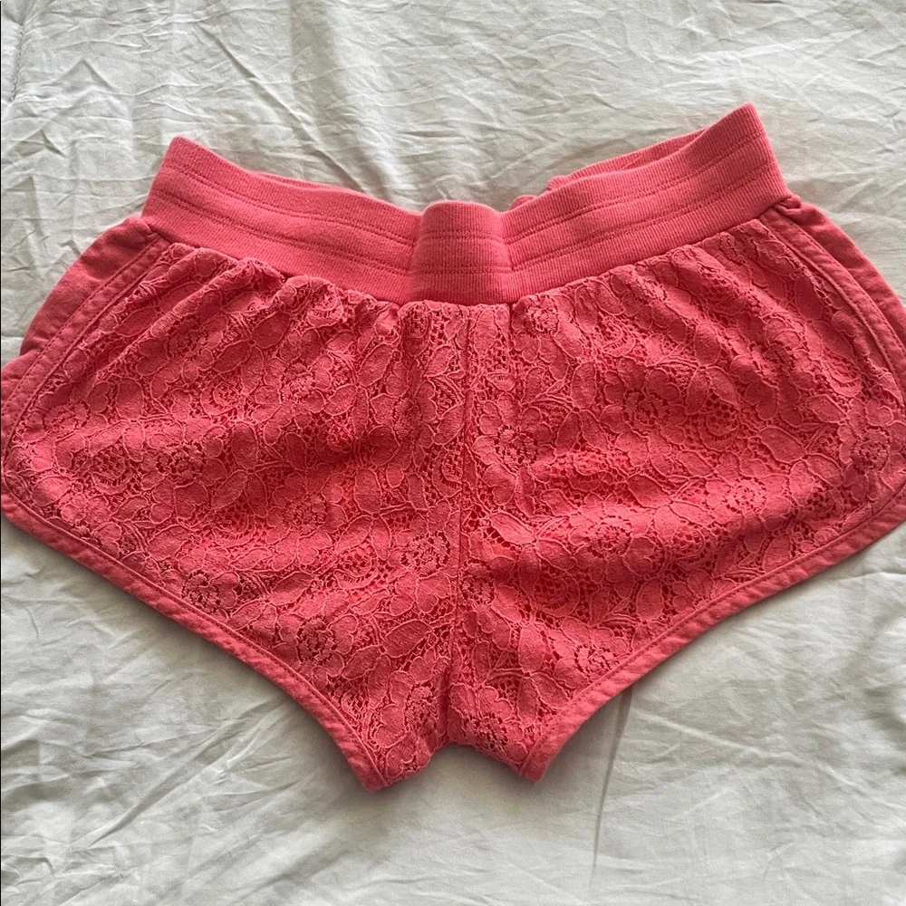 Rewash Coral Drawstring Shorts